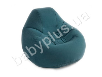 Велюр крісло зелене Intex 68583