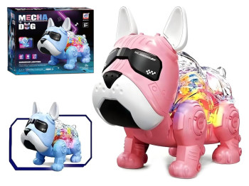 Робот іграшка ходить Mecha Dog, 19.6 см, світиться та звук, 2 види
