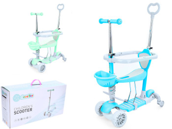 Самокат MAXI 5в1 Беговел Scooter. JR 3-102