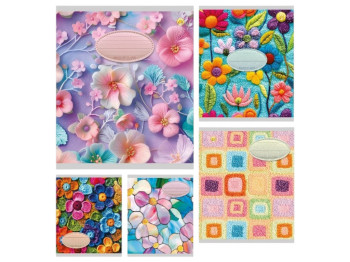 Зошит шкільний у клітинку HandMade, 24 аркуші, Тетрада ТА61305, ціна за упаковку 20 шт