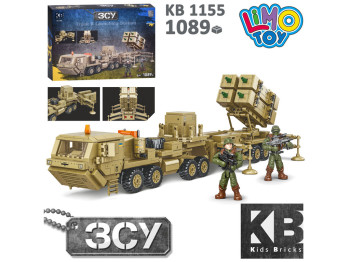 Конструктор Військовий. 1089 деталей. Limo Toy KB 1155