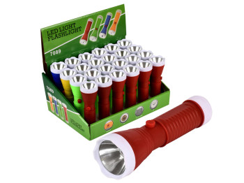 Фонарик светодиодный 1led 13х4 см, Без батареек 3шт ААА, WW01225