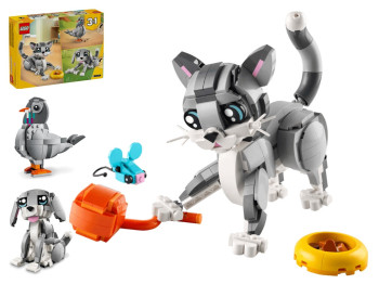 Конструктор LEGO Creator 3 в 1 Игривый кот, 407 деталей