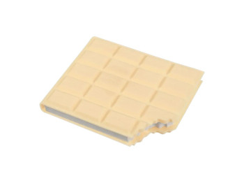Блокнот нелінований White Chocolate, 90x90 мм, 80 аркушів, ароматизована Soft Touch обкладинка, ZiBi