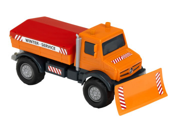 Снегоочистительный автомобиль Unimog с этикеткой, Klein 3816