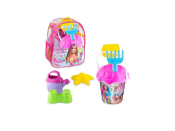 Набор для песка в рюкзаке Barbie 30 см, 5 элементов, Dede