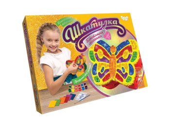Набор для творчества Шкатулка Блестящая мозаика, Danko Toys