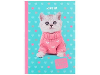 Блокнот у м'якій обкладинці в клітинку, 40 аркушів, А5 Studio Pets, Kite