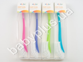 Ёршик для бутылок и сосок, 4 цвета, в кор-ке