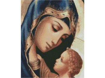 Алмазная картина Божия мать 40х50 см, Strateg