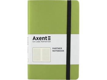 Книга записная в клетку салатовая Partner Soft A5-. 96 листов. Axent 8206-09-A