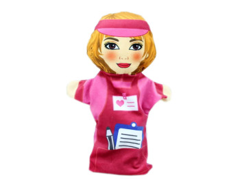 Кукла на руку Продавец 31см, Копиця