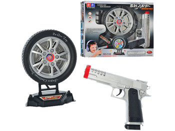 Пістолет іграшковий з мішенню у вигляді колеса. 2148