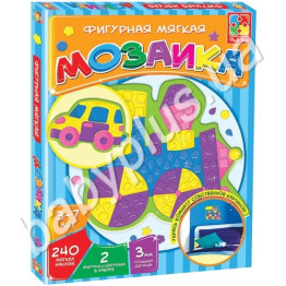 Набір для творчості Мозаїка (фігурна) Паровоз (рус)
