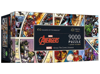 Пазл Trefl Prime Marvel Мстители Безграничная коллекция, 9000 элементов