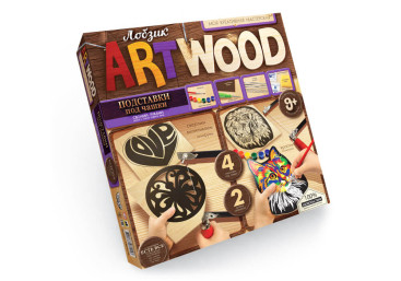 Набір для творчості Випилювання підставки під чашку лобзиком ARTWOOD, Danko Toys