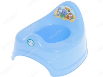 Горшок Сафари голубой. Tega Baby SF-001-126