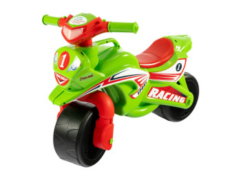 Мотобайк Спорт. TM Doloni Toys 0139-5.  САЛАТОВО-КРАСНЫЙ. Свет фар, звуковые эффекты.