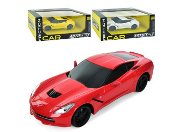 Машинка інерційна Corvette C7 AS-3010, 19 см, гумові колеса, АвтоСвіт