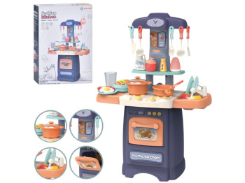 Игровая кухня, 29 предметов, плита, духовка, мойка, звук и свет (цена за 1 шт)