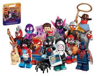 Конструктор Минифигурки LEGO Человек-паук: Сквозь Вселенную, 12 персонажей