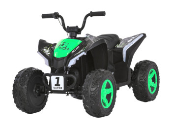 Електроквадроцикл, M 6283EL-5, музика та світло, зелений, Bambi Racer