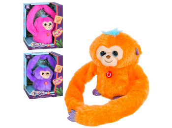 Игрушка интерактивная обезьяна Monkey MP2304, 20 см, двигается и воспроизводит музыку
