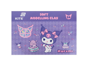 Пластилін восковий, 24 кольори, 480 грам, Kuromi, Kite