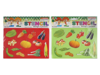 Трафарет для творчества STENSIL 19x12 см. AIHAO CS3016