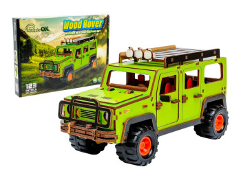 Дерев'яний 3D-конструктор Wood Rover, PuzzleOk Puz-00951
