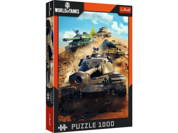 Пазлы 1000 элементов, World of Tanks: Танки в бою, Trefl 09436