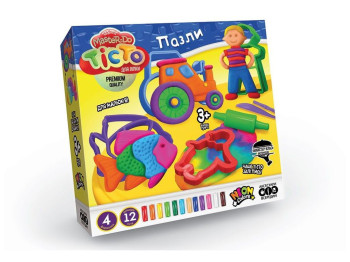 Набір для творчості Тісто для ліплення Master Do ПАЗЛИ, Danko Toys