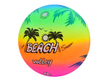 М'яч волейбольний Beach Volley, MS 3926, 9 дюймів, різнокольоровий принт, ПВХ