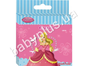 Набор цветных восковых карандашей Cinderella 12 шт, Ranok Creative