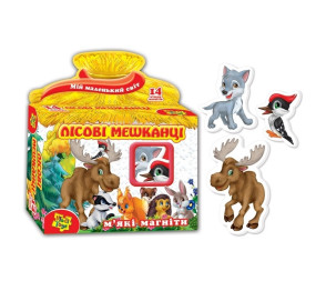 М'які пазли Лісові мешканці (укр)