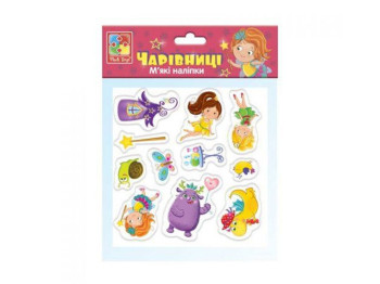 Гра з м'якими наклейками Феї, Vladi Toys
