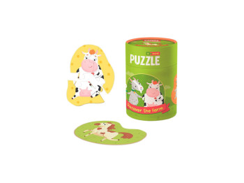 Пазл и игра 2-3 элементы Кто живет на ферме, Mon Puzzle