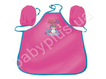 Фартух 34Х50см с нарукавниками 25см, Unicorn Dreams, KIDIS 8038