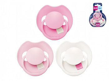 Пустышка силиконовая динамическая LOVI Prime 18+ мес 3 шт Peony Pink, LOVI 34/456