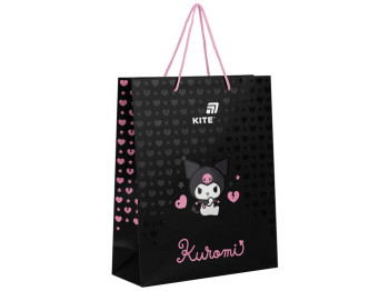 Пакет паперовий подарунковий Kite Kuromi HK26-266-2, 26×32 см
