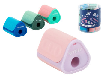 Точилка з контейнером Kite Twist K26-120, мікс кольорів