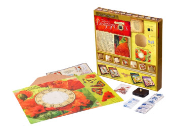 Набір для творчості DECOUPAGE CLOCK з рамкою, Danko Toys