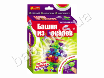 Настольная игра башня из бокалов