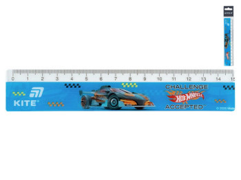 Лінійка пластикова Kite Kite Hot Wheels HW26-090, 15 см