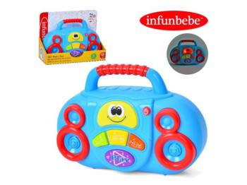 Музыкальный центр LS6112, детская интерактивная игрушка с подсветкой, Infunbebe