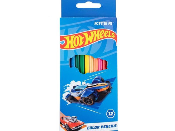 Карандаши цветные Hot Wheels 12 шт. Kite HW23-051