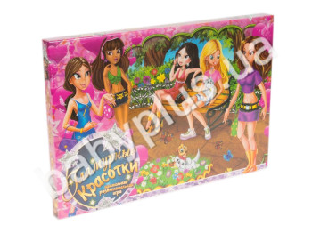 Настільна гра маленька Гламурні красуні, Danko Toys