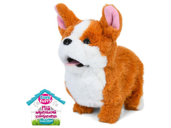 М'яка інтерактивна Собачка 933-211E-1, ходить і гавкає, рухлива, Limo Toy