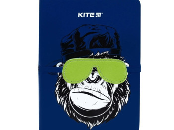 Блокнот в клетку В6. 96 листов. Blue monkey. Kite K22-464-3