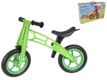 Беговел детский зеленый Cross bike. Kinderway KW-11-016 ЗЕЛ